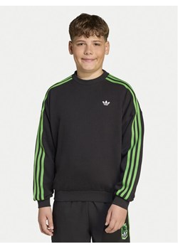 adidas Bluza Minecraft JW7723 Czarny Loose Fit ze sklepu MODIVO w kategorii Bluzy chłopięce - zdjęcie 184058190
