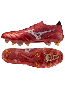 Buty piłkarskie Mizuno Morelia Neo Iv Beta Japan Mix Sg M P1GC254060 czerwone ze sklepu ButyModne.pl w kategorii Buty sportowe męskie - zdjęcie 184059061