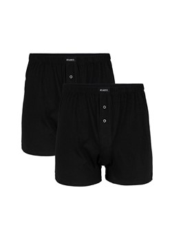 2-pack czarne luźne bokserki męskie 2BMB-003, Kolor czarny, Rozmiar L, ATLANTIC ze sklepu Primodo w kategorii Majtki męskie - zdjęcie 184059641