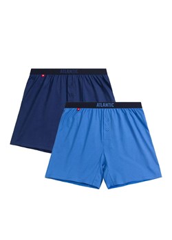 Atlantic 2-pack bokserki męskie luźne 2MBX-025-NIEC/NIEJ, Kolor granatowo-niebieski, Rozmiar S, ATLANTIC ze sklepu Primodo w kategorii Majtki męskie - zdjęcie 184059681