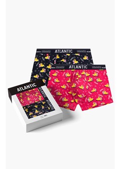 Atlantic 2-pack bokserki męskie 2MHH-007-GRA/ROZ, Kolor granatowo-różowy, Rozmiar M, ATLANTIC ze sklepu Primodo w kategorii Majtki męskie - zdjęcie 184059722