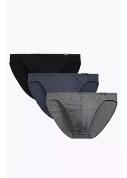 3-pack slipy męskie mini 3BMP-230-CZA/SZM/GRF, Kolor czarno-szary, Rozmiar M, ATLANTIC ze sklepu Primodo w kategorii Majtki męskie - zdjęcie 184059790