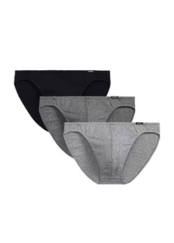 Atlantic 3-pack slipy męskie mini 3BMP-230-CZA/SZM/SZMC, Kolor czarno-szary, Rozmiar S, ATLANTIC ze sklepu Primodo w kategorii Majtki męskie - zdjęcie 184059793