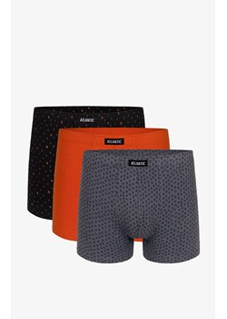 Bawełniane bokserki męski 3-pack 3MH-025/07, Kolor multicolour, Rozmiar M, ATLANTIC ze sklepu Primodo w kategorii Majtki męskie - zdjęcie 184059893