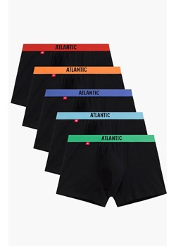 Atlantic 5-pack bokserki męskie 5SMH-004-CZARNY, Kolor czarny, Rozmiar S, ATLANTIC ze sklepu Primodo w kategorii Majtki męskie - zdjęcie 184059980