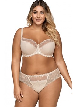 AV 1030 maxi beżowy biustonosz semi-soft z haftem, Kolor beżowy, Rozmiar 100E, Ava ze sklepu Primodo w kategorii Biustonosze - zdjęcie 184060441