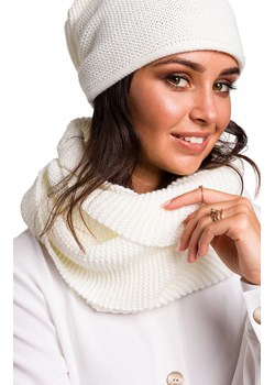 Komin BK042, Kolor ecru, Rozmiar one size, BE Knit ze sklepu Primodo w kategorii Szaliki i chusty damskie - zdjęcie 184061531