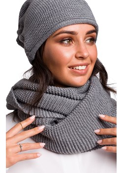 Komin BK042, Kolor szary, Rozmiar one size, BE Knit ze sklepu Primodo w kategorii Szaliki i chusty damskie - zdjęcie 184061532