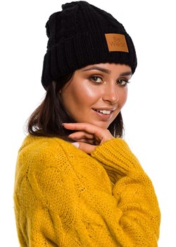 Czapka BK043, Kolor czarny, Rozmiar one size, BE Knit ze sklepu Primodo w kategorii Czapki zimowe damskie - zdjęcie 184061533