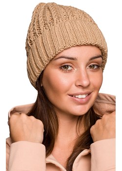 BK057 czapka klasyczna, Kolor karmelowy, Rozmiar uniwersalny, BE Knit ze sklepu Primodo w kategorii Czapki zimowe damskie - zdjęcie 184061542