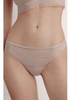 Zebra LBR 1356 figi brazyliany, Kolor cappuccino, Rozmiar L, Conte ze sklepu Primodo w kategorii Majtki damskie - zdjęcie 184062184