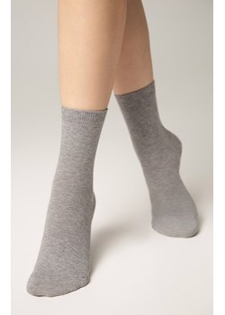 Klasyczne bawełniane skarpetki damskie szare 3DSOCKS, Kolor szary melanż, Rozmiar 38-41, Conte ze sklepu Primodo w kategorii Skarpetki damskie - zdjęcie 184062622