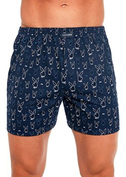 Bawełniane bokserki męskie plus size Króliczek 011/155, Kolor granatowy-wzór, Rozmiar 3XL, Cornette ze sklepu Primodo w kategorii Majtki męskie - zdjęcie 184063321