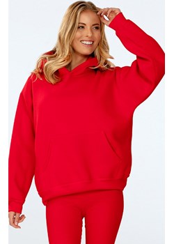 Bluza damska z kapturem czerwona Oseye, Kolor czerwony, Rozmiar S, DKaren ze sklepu Primodo w kategorii Bluzy damskie - zdjęcie 184063430