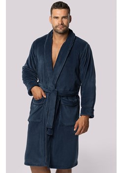 Envie granatowy szlafrok męski Elegant, Kolor granatowy, Rozmiar M/L, Envie ze sklepu Primodo w kategorii Szlafroki męskie - zdjęcie 184066401