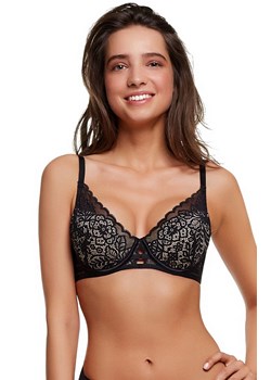 Hint biustonosz push-up 37369-99X, Kolor czarny, Rozmiar 65C, Henderson ze sklepu Primodo w kategorii Biustonosze - zdjęcie 184066790