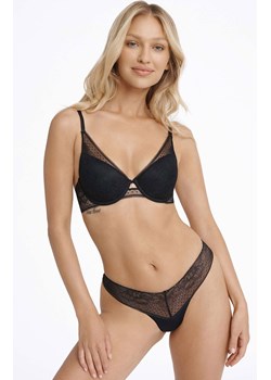 Esotiq koronkowy biustonosz push-up Izuna 40924-61X, Kolor czarno-złoty, Rozmiar 70C, Esotiq ze sklepu Primodo w kategorii Biustonosze - zdjęcie 184066841