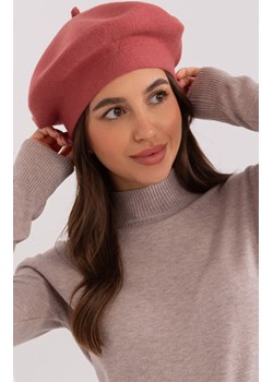 Beret damski ceglasty AT-CZ-231305.85P, Kolor ceglasty, Rozmiar uniwersalny, WOOL FASHION ITALIA ze sklepu Primodo w kategorii Czapki zimowe damskie - zdjęcie 184068284