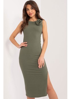 Sukienka bodycon khaki DHJ-SK-17732.22, Kolor khaki, Rozmiar uniwersalny, ITALY MODA ze sklepu Primodo w kategorii Sukienki - zdjęcie 184068810