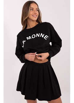 Czarny komplet ze spódnicą w tenisowym stylu MI-KMPL-M6158.92, Kolor czarny, Rozmiar uniwersalny, ITALY MODA ze sklepu Primodo w kategorii Komplety i garnitury damskie - zdjęcie 184069133