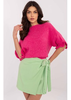 Ciemnoróżowy sweter damski z wiskozą MI-SW-2913.99, Kolor ciemny różowy, Rozmiar uniwersalny, ITALY MODA ze sklepu Primodo w kategorii Swetry damskie - zdjęcie 184069381