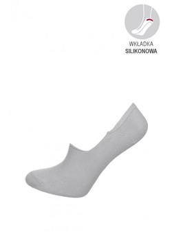 Stopki bambusowe damskie szare Footies 04, Kolor szary, Rozmiar 36-38, Fiore ze sklepu Primodo w kategorii Skarpetki damskie - zdjęcie 184069830