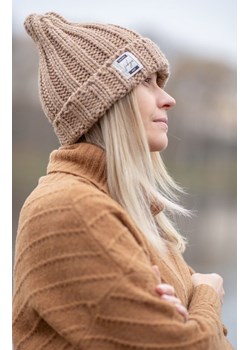 Czapka Chunky Knit w kolorze karmelowym F1513, Kolor karmelowy, Rozmiar one size, Fobya ze sklepu Primodo w kategorii Czapki zimowe damskie - zdjęcie 184070031