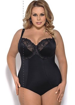 Modelujące czarne body damskie z miseczkami K356 Gala, Kolor czarny, Rozmiar 80C, Gorsenia ze sklepu Primodo w kategorii Body damskie - zdjęcie 184071100
