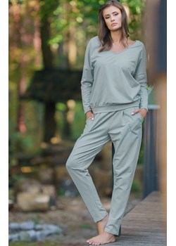Karina komplet dresowy długie spodnie, długie rękawy, Kolor miętowy, Rozmiar M, Italian Fashion ze sklepu Primodo w kategorii Dresy damskie - zdjęcie 184072810