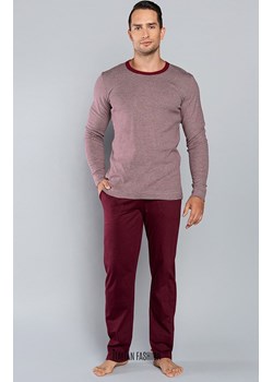 Hilton piżama męska dł.dł., Kolor bordowy, Rozmiar 2XL, Italian Fashion ze sklepu Primodo w kategorii Piżamy męskie - zdjęcie 184074031