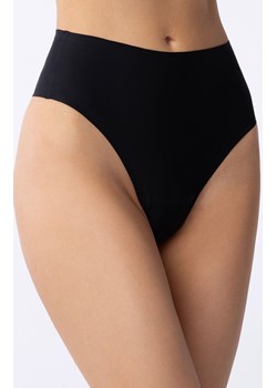 Stringi damskie z wysokim stanem czarne String Maxi Simple, Kolor czarny, Rozmiar L, Julimex ze sklepu Primodo w kategorii Majtki damskie - zdjęcie 184076424