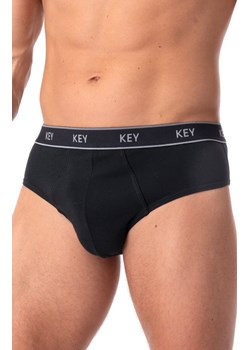 2-pack melanżowe bawełniane slipy czarne MPP 222, Kolor czarny, Rozmiar M, Key ze sklepu Primodo w kategorii Majtki męskie - zdjęcie 184076654
