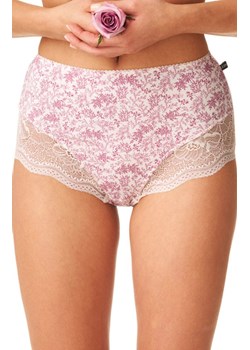 2-pack wysokie majtki damskie w kwiatowy wzór LPF 934, Kolor ecru-różowy, Rozmiar S, Key ze sklepu Primodo w kategorii Majtki damskie - zdjęcie 184076932