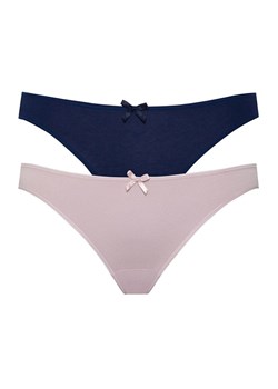 2-pack figi damskie F-MN-60/02, Kolor granatowo-różowy, Rozmiar L, leptir ze sklepu Primodo w kategorii Majtki damskie - zdjęcie 184077760