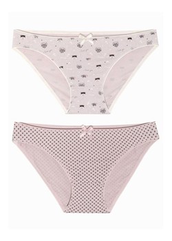 2-pack figi damskie F-MN-60/07, Kolor różowy-wzór, Rozmiar L, leptir ze sklepu Primodo w kategorii Majtki damskie - zdjęcie 184077762