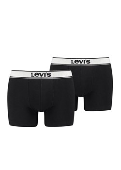 Levis 2-pack bawełnianych bokserek męskich 100001150, Kolor czarny melanż, Rozmiar S, Levis ze sklepu Primodo w kategorii Majtki męskie - zdjęcie 184077941