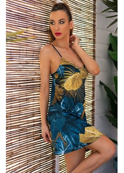 Clairee koszulka satynowa i stringi, Kolor morski, Rozmiar S, LivCo Corsetti Fashion ze sklepu Primodo w kategorii Koszule nocne - zdjęcie 184078052