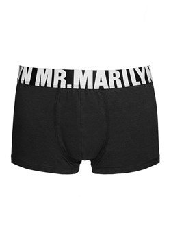 Marilyn bokserki męskie czarne Letters Boxer, Kolor czarny, Rozmiar M, Marilyn ze sklepu Primodo w kategorii Majtki męskie - zdjęcie 184079541