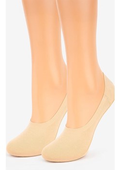 Marilyn 2-pack stopki damskie z silikonem beżowe Discreet, Kolor beżowy, Rozmiar 35-38, Marilyn ze sklepu Primodo w kategorii Skarpetki damskie - zdjęcie 184079823