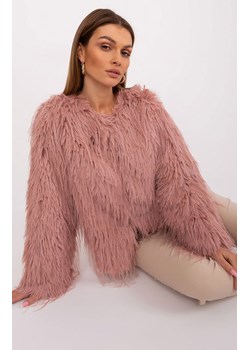 Futrzana kurtka damska ciemnoróżowa AT-KR-2359.96P, Kolor ciemnoróżowy, Rozmiar S/M, WOOL FASHION ITALIA ze sklepu Primodo w kategorii Futra damskie - zdjęcie 184081284