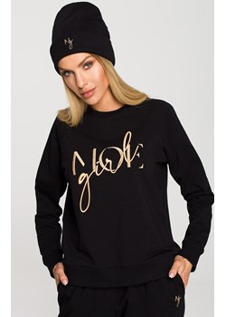 Czapka beanie z haftem MOE GIRL czarna M709, Kolor czarny, Rozmiar uniwersalny, MOE ze sklepu Primodo w kategorii Czapki zimowe damskie - zdjęcie 184082251