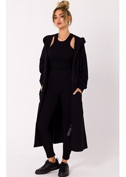 Bluza długa jak parka czarna M729, Kolor czarny, Rozmiar L/XL, MOE ze sklepu Primodo w kategorii Bluzy damskie - zdjęcie 184082531