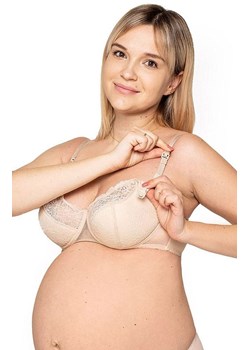 Biustonosz semi-soft usztywniany do karmienia beżowy Soul, Kolor beżowy, Rozmiar 75C, Momtobe ze sklepu Primodo w kategorii Biustonosze - zdjęcie 184084973