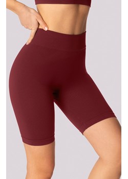 Mona kolarki damskie burgund Ribbed, Kolor burgund, Rozmiar S/M, Mona ze sklepu Primodo w kategorii Szorty - zdjęcie 184085140