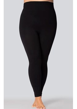 Czarne legginsy damskiez efektem push-up plus size Smoothwear, Kolor czarny (onyx), Rozmiar 6/7, Mona Queen Size ze sklepu Primodo w kategorii Spodnie damskie - zdjęcie 184085161