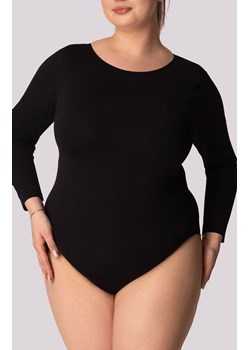 Mona body damskie z długim rękawem czarne Longsleeve Base Plus Size, Kolor czarny, Rozmiar 2XL, Mona ze sklepu Primodo w kategorii Body damskie - zdjęcie 184085253