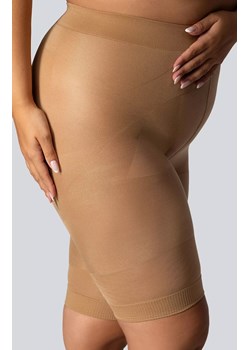 Szorty wyszczuplające ze średnim stanem ciemnobeżowe Smoothwear, Kolor ciemny beż (golden pearl), Rozmiar 8/9, Mona Queen Size ze sklepu Primodo w kategorii Bielizna wyszczuplająca - zdjęcie 184085423
