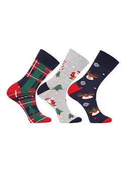 Moraj 3-pack świąteczne skarpetki męskie CMLS350-106, Kolor multicolour, Rozmiar 43-45, Moraj ze sklepu Primodo w kategorii Skarpetki damskie - zdjęcie 184085603