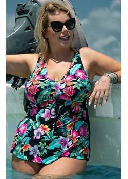 Tankini dwuczęściowy komplet ze spodenkami 3/36, Kolor czarny-wzór, Rozmiar XL, Primo - id: 203590 - marki Primo - 184087661 Tankini dwuczęściowy komplet ze spodenkami 3/36, Kolor czarny-wzór, Rozmiar XL, Primo ze sklepu Primodo w kategorii Stroje kąpielowe - zdjęcie 184087661