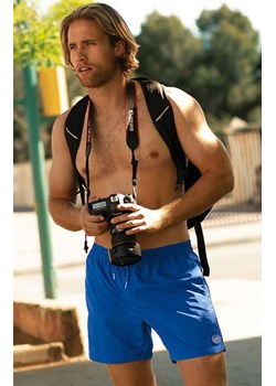 Kąpielówki męskie niebieskie SM 27 N Travel Shorts, Kolor niebieski, Rozmiar XXL, Self ze sklepu Primodo w kategorii Kąpielówki - zdjęcie 184089011